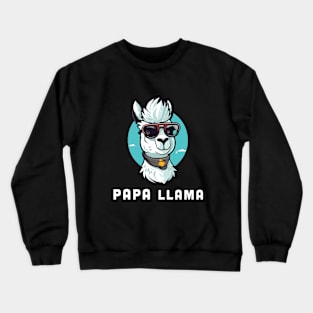 Papa Llama Crewneck Sweatshirt